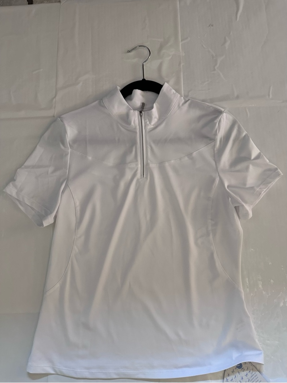 NWT CEGOLFS More Than Basic Golf Shirt Quarterzip UPF50+, M